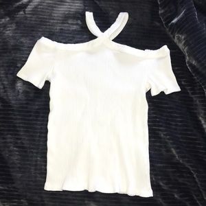 Zara off the shoulder cross top (never worn)